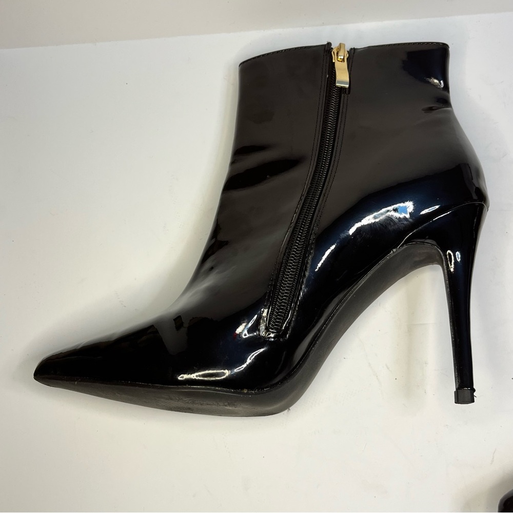 Camssoo Women’s 4 inch High Stiletto Booties:Patent Leather Sexy/ size  9 1/2 US - Picture 2 of 11